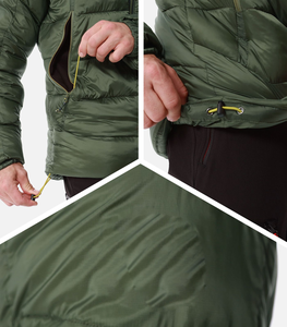 เสื้อแจ็คเก็ตพัฟเฟอร์แบบมีฮู้ดสำหรับผู้ชาย ยี่ห้อ Indemand ระบายอากาศได้ดี สวมใส่สบาย เหมาะสำหรับฤดูหนาว พร้อมซิปและขอบแขนเสื้อยืดหยุ่น - Product Image 5