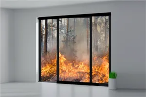 กระจกกันไฟที่ทันสมัย E30 EI60 E90 EI120 EIW90 E120 E150ระดับสากลได้รับการรับรองจากไฟแก้วอพาร์ทเมนต์วิลล่าฮอลล์ - Product Image 5