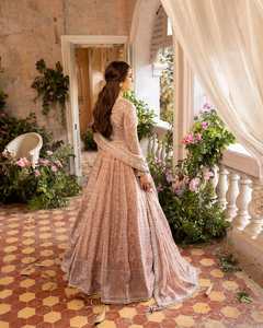 Indian Pakistani Latest Embroidered Chiffon Salwar Kameez With Heavy Stonework Luxury Wedding Collection Hot Selling <b>Dress</b> 0410 - Product Image 5