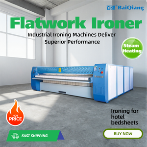 Planchadora de Ropa de Cama Eléctrica Comercial de Alta Eficiencia, Totalmente Automática, de Acero Inoxidable, con Múltiples Rodillos, <span class=keywords><strong>para</strong></span> Hoteles - Product Image 2