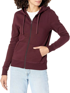 Sweat à capuche rembourré d'hiver pour femmes brodé motif solide pull à fermeture éclair cravate teinture tissu tricoté col à capuche - Product Image 4