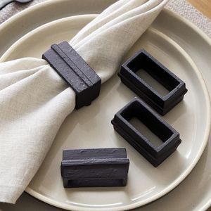 Anillo de Servilleta Europeo de Hierro de Lujo para Decoración de Comedor Fino que Ofrece un Aspecto Premium y un Toque Tradicional a la Mesa - Product Image 6