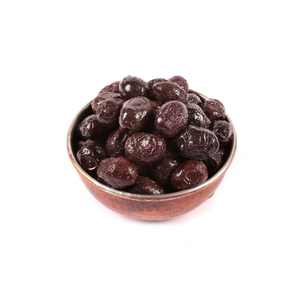 Aceitunas negras en escabeche y tostadas al fuego profundamente sabrosas ahumadas sobre madera y conservadas en salmuera - Product Image 6