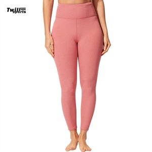 Mallas deportivas de cintura alta para gimnasio, ropa de Yoga personalizada de alta calidad con glúteos, mallas negras de entrenamiento para mujer - Product Image 1