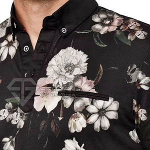 เสื้อโปโลพิมพ์ลายแบบซับลิเมชั่นไซส์ใหญ่ยอดนิยม สไตล์ใหม่ ผลิตตามสั่ง - Product Image 6