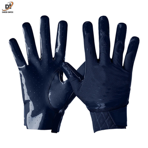 Prix de gros Gants de football américain en cuir de haute qualité Super collants meilleure prise en main conception personnalisée logo personnalisé imprimé - Product Image 5