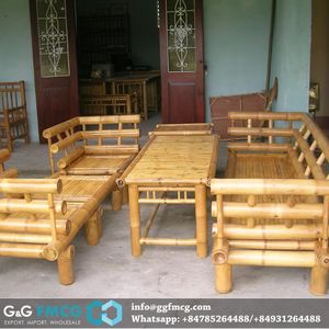Bán Buôn Độc Đáo Chất Lượng Cao Mây Và Bàn Tre Và Ghế Bộ Tại Giá Rẻ Giá Made In Việt Nam - Product Image 2
