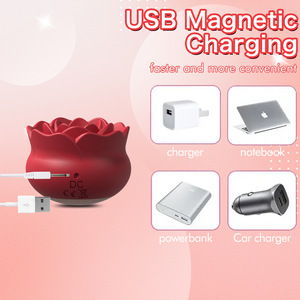 เครื่องนวดหน้าอกแบบสั่นหลายความถี่พร้อมรีโมทคอนโทรลรูปดอกกุหลาบ - Product Image 5