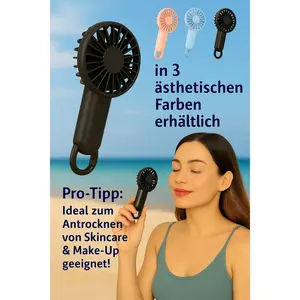 Mini Ventilador USB Portátil, Plegable, Ligero, de Mano, para Casa, Auto, Exterior, Mesa, Caja, Estilo Moderno, Fuente de Alimentación Eléctrica - Product Image 3