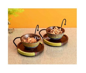 Cuencos de Madera para Servir Dátiles y Frutos Secos con Bandeja, Diseño Moderno, Servidor de Postres y Chocolates a un Precio Asequible - Product Image 5