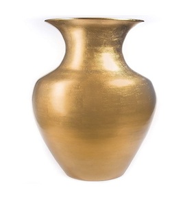 Juego de floreros martillados plateados al por mayor, decoración tradicional de aluminio para el hogar de la mejor calidad, incluye tres piezas exclusivas - Product Image 2