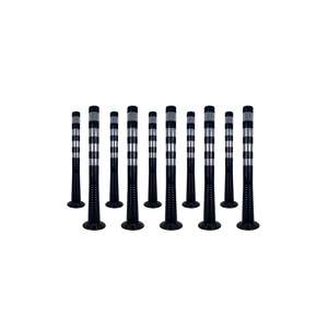 Delinator 100x8ซม. สีดำ10ชิ้นโป๊ะยืดหยุ่น - Product Image 3