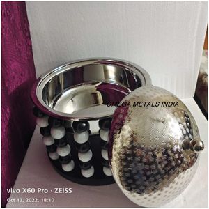 Cuerpo de ratán y calentador de alimentos de acero inoxidable, plato de cazuela, olla caliente para servir y olla de cazuela de Venta caliente a bajo precio - Product Image 3