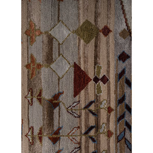 Manchaha Beige Brown Hand Knotted Wool Bamboo Silk Rugs Luxury Geometric Floral Design Washable Jute <b>Carpet</b> for Home for - Product Image 3