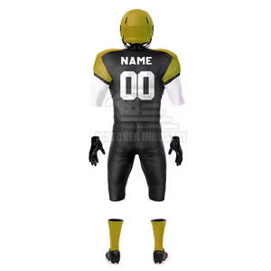 Kit de uniforme de fútbol americano con tela de malla ligera y pantalones acolchados reforzados - Product Image 3