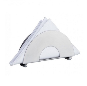 Servilletero hecho a mano amigable a granel Decoración de mesa plata oro rosa servilletero de metal para fiesta de boda - Product Image 1