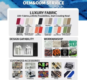 Sudaderas con Capucha y Cremallera de Felpa Francesa Gruesa, Color Negro Lavado a la Piedra - Product Image 6