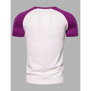 Camiseta de manga raglán para hombre alta calidad 100% algodón venta al por mayor logotipo personalizado impresión nueva moda verano camiseta transpirable cuello redondo - Product Image 6