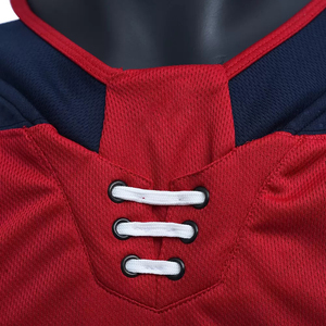 เสื้อกีฬาผ้าโพลีเอสเตอร์ผ้าเจอร์ซีย์เล่นกีฬาฮอกกี้น้ำแข็ง - Product Image 6