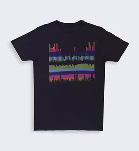 เสื้อยืดผู้ชายแขนสั้นพิมพ์ลายเฮลส์สตาร์สไตล์วินเทจผ้าคอตตอน100% - Product Image 3