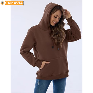 ชุดวอร์มโอเวอร์ไซส์สำหรับสตรีทแวร์เสื้อฮู้ดโชว์ไหล่กางเกงวิ่ง - Product Image 4