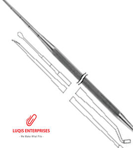Raspador de doble punta Cottle Daniel, instrumento quirúrgico ORL de acero inoxidable de grado médico, herramienta de disección de precisión - Product Image 4