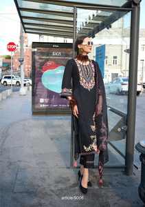 Conjunto de Kurti de Seda Viscosa Pura Maruti Fashion, con Pantalón y Dupatta con Estampado Digital, Ideal para Bodas - Product Image 4