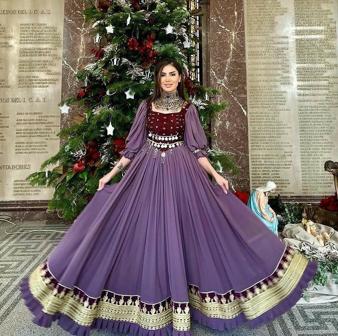 purple afghan dress New Arrival Ethnic Vintage Afghan Kuchi Handmade Tribal Embroidered Chiffon  Women Afghani Dress Long Sleeves Wide Range Colors| Alibaba.com