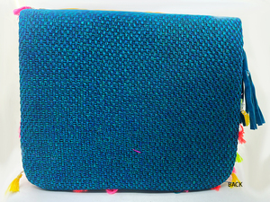 Bolso de mano tipo bandolera de algodón de gran capacidad estilo bohemio Vintage bolso de mano con cierre de cremallera portátil elegante bolso de viaje para mujer - Product Image 3