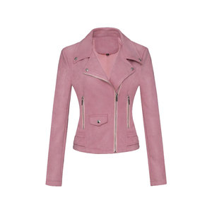 Women's High Quality Custom Size Genuine Leather <b>Jacket</b> Breathable Fashionable Cotton Wholesale Price Plain Dyed Technique - Product Image 1