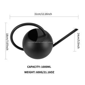 . Bidon d'eau personnalisé facile à verser, long et étroit, galvanisé, intérieur et extérieur, arrosoir en métal pour plantes - Product Image 6