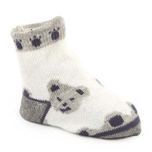 Newborn <b>Booties</b> - Grey - Product Image 1