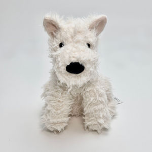 Juguete de Peluche de Cachorro West Highland White de Jelly Cat para Aliviar el Estrés, con Relleno de Algodón PP y Técnicas de Lavado - Product Image 5
