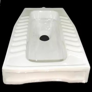 Vistaar Modern Ceramic Squatting Toilet Pan White Precio bajo para Africa Market India - Product Image 5