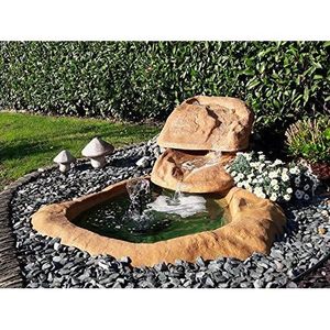 Fontana cascata giardino Marmore con pompa e filtro stagno raccolta resina - Product Image 4