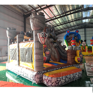 Commercial <b>Inflatable</b> Knight Bouncy Castle Bounce <b>House</b> Slide Heavy Duty PVC Outdoor Party Jumping Bed Bouncer - Product Image 1