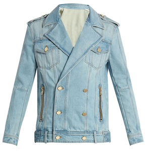 Chaquetas vaqueras de algodón crudo de longitud media para mujer hechas a medida OEM a granel al por mayor con colores y logotipo personalizados para el invierno - Product Image 2