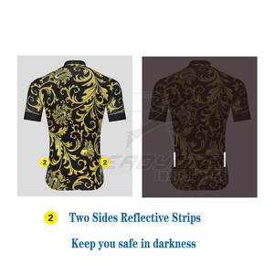 Jersey de Ciclismo de diseño elegante para hombre para paseos de verano, conjunto de ciclismo térmico con tela aislada para montar en invierno - Product Image 3