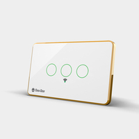 Enchufe inteligente de 3 entradas con WiFi, enchufe táctil de alta calidad para solución de hogar inteligente