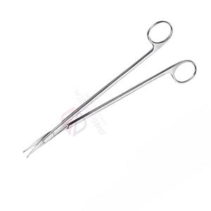 Tijeras Quirúrgicas Profesionales Hegemann DeBakey para Bebés, Curvas, de Acero Inoxidable, con Punta de Punto, Manuales, Certificadas por la CE para Uso Médico - Product Image 2