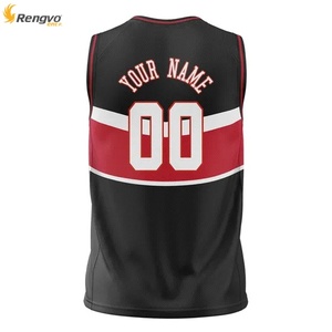 Chemises de basketball personnalisées Impression par sublimation pour le collège Maillot de basketball design pour jeunes - Product Image 3