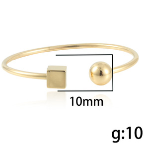 yunnique New Luxury Square/<b>Rectangular</b> Titanium Steel Bracelet Stylish Women's Stainless Steel Fashionable Trendy - Product Image 3