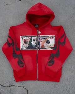 100% coton hommes sweat à capuche régulier pour hommes personnalisé surdimensionné sérigraphie personnalisé lavage à l'acide numérique écran doublé français éponge conception - Product Image 5