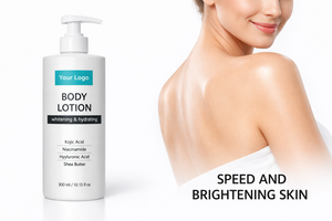 Lotion Corporelle Hydratante et Éclaircissante OEM ODM 24H, Vitamine C, Effet Rapide, Beurre de Karité, 100ml, Parfum Frais - Product Image 3