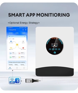 NPP ที่เก็บพลังงาน<span class=keywords><strong>แสงอาทิตย์</strong></span>บ้านแบตเตอรี่ลิเธียมไอออน AC เป็นอินเวอร์เตอร์ AC 24V/48V ระบบไฟฟ้าที่อยู่อาศัย4-12KW ไฮบริด MPPT LCD - Product Image 2