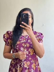 เดรสแม็กซี่ผ้าฝ้ายนุ่มแขนสั้นชุดนี้ดูน่าทึ่ง - Product Image 5