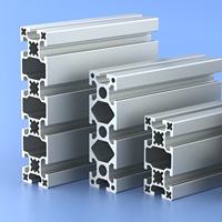 Profilé en aluminium extrudé standard européen 4040 4080 à fente en T, noir, polyvalent et durable pour tous vos travaux de construction et de design
