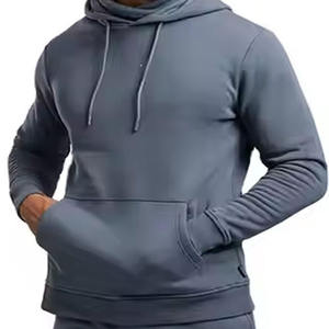 Color sólido Hombres Sudadera con capucha Personalizar Logo Hombres Jersey de manga larga Sudadera con capucha Ligero, Material transpirable - Product Image 3