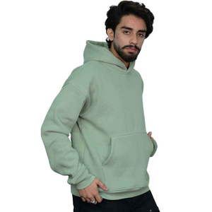 Sudadera con Capucha Personalizable de Felpa Técnica Azul Bebé para Hombre, Cómoda, 100% Algodón, Chándal, Sudadera con Capucha para Otoño - Product Image 3