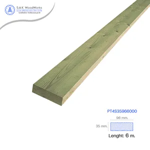 Precios competitivos Durable Northern CCA White Russian Pine Spruce Timber 35x96x6000mm para uso versátil de SAK WoodWorks